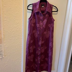 Sig Zane sleeveless button up dress